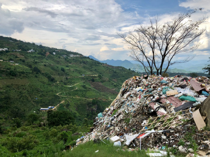 essay on trash on the mountain