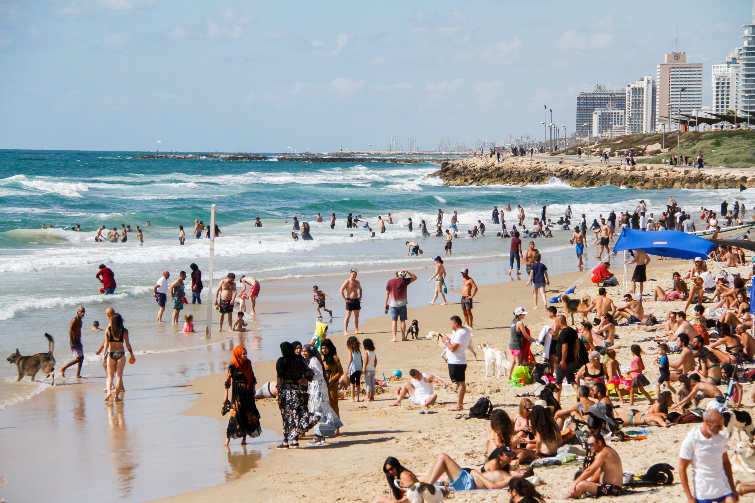 Tel Aviv Beach  Scaled 